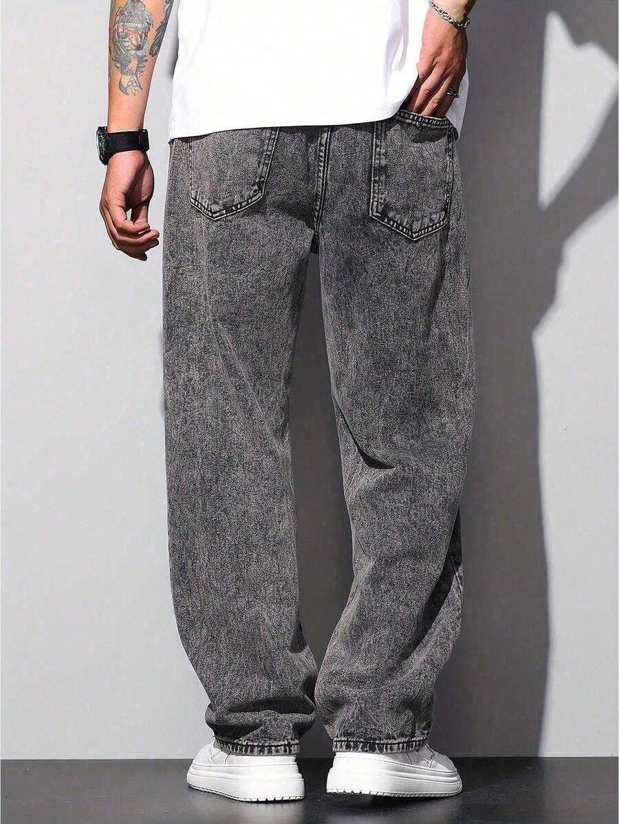 Calça Pavtros Loose Denim