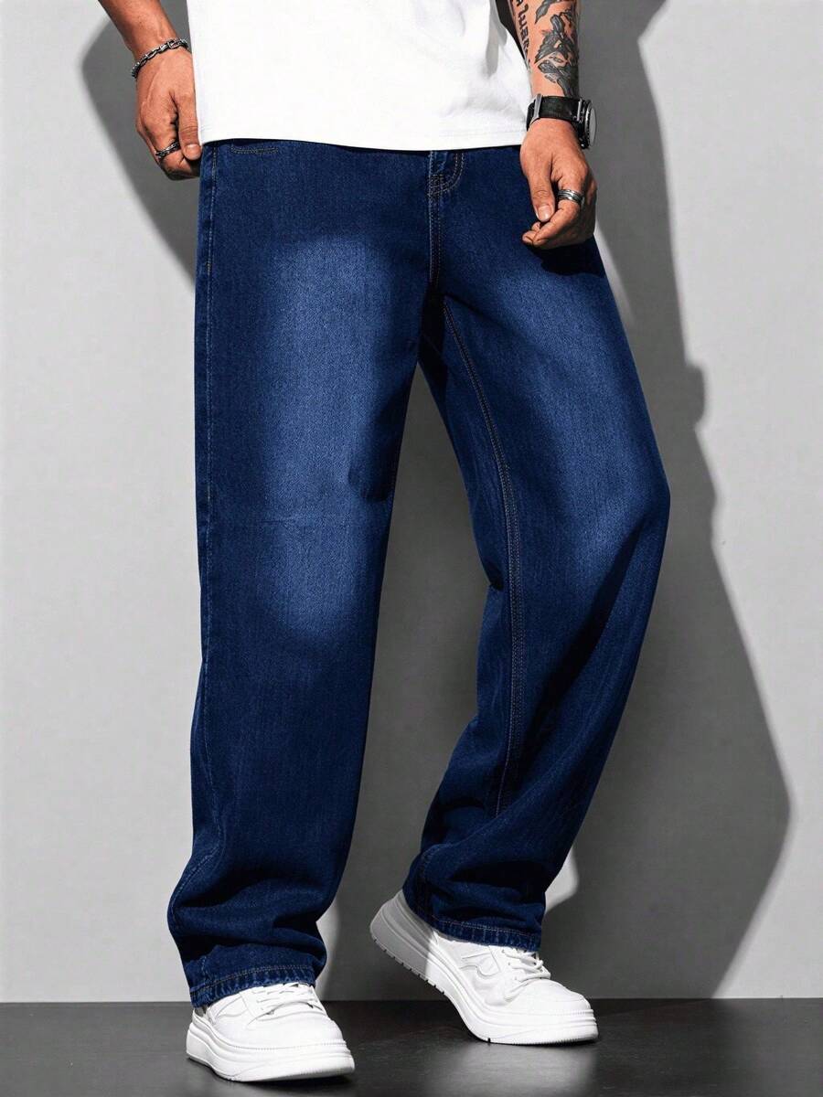 Calça Pavtros Loose Denim