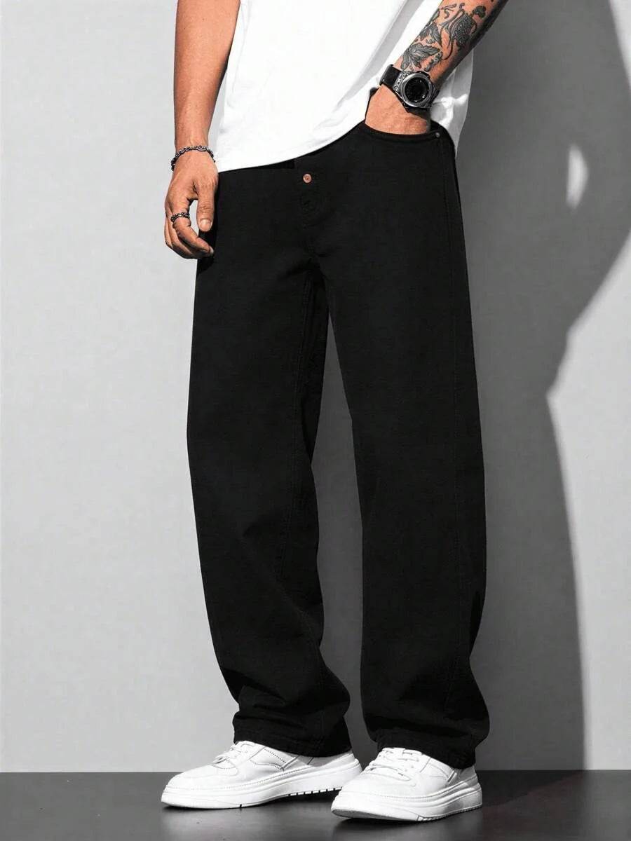 Calça Pavtros Loose Denim