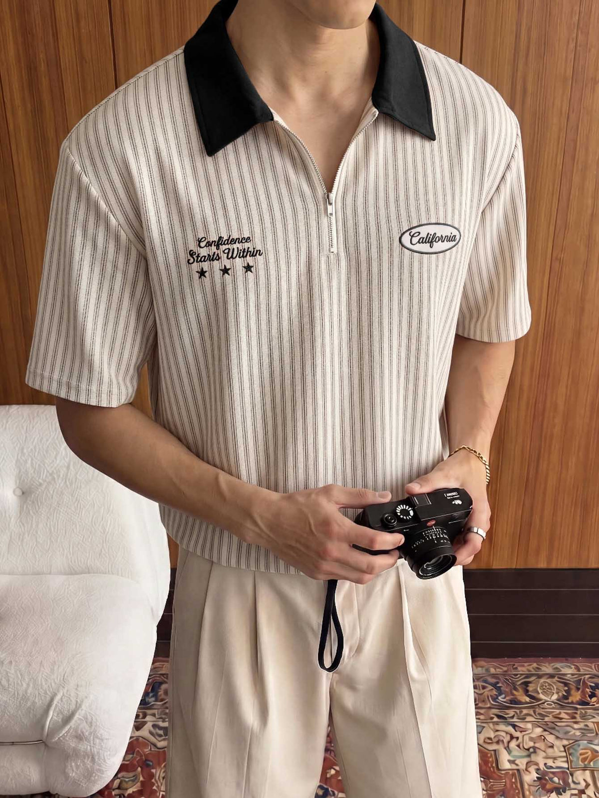 Camisa Polo Pavtros Oversized