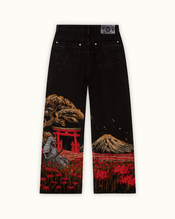 Calça Jeans Pavtros Studios Shogun Dynasty Wide Leg