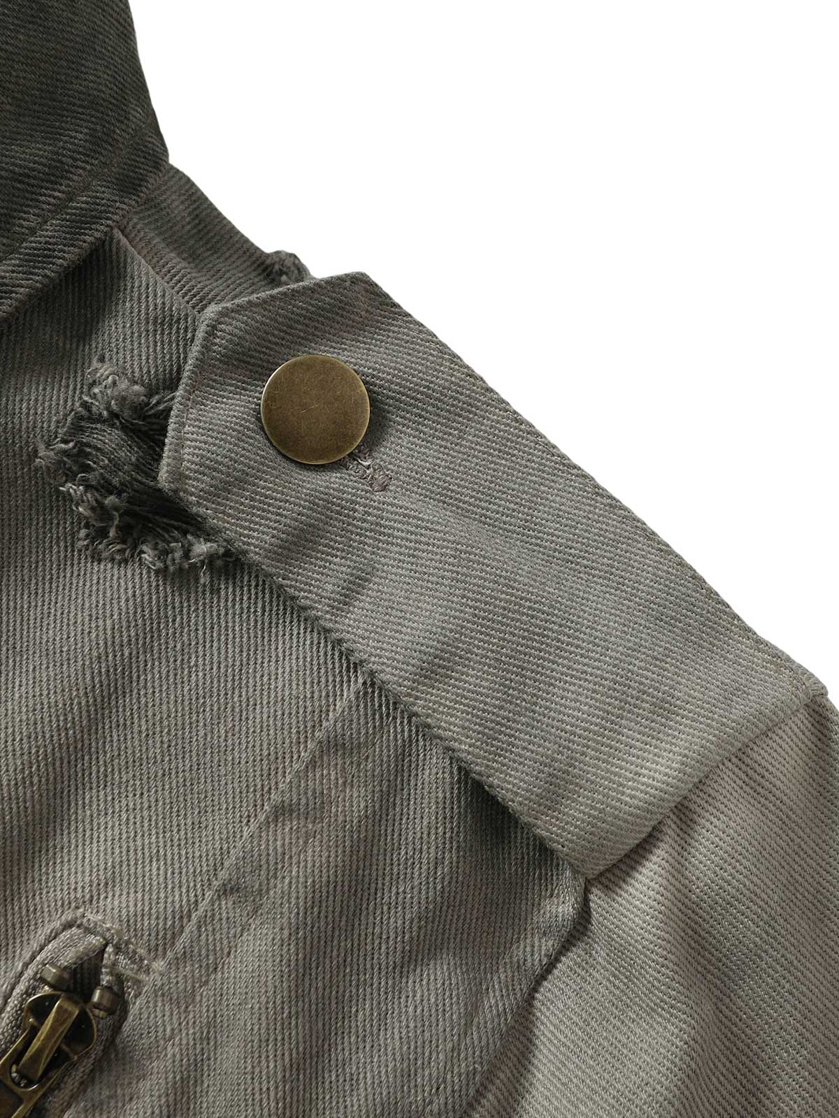 Jaqueta Pavtros Irregular Zip