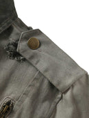 Jaqueta Swavvy Irregular Zip