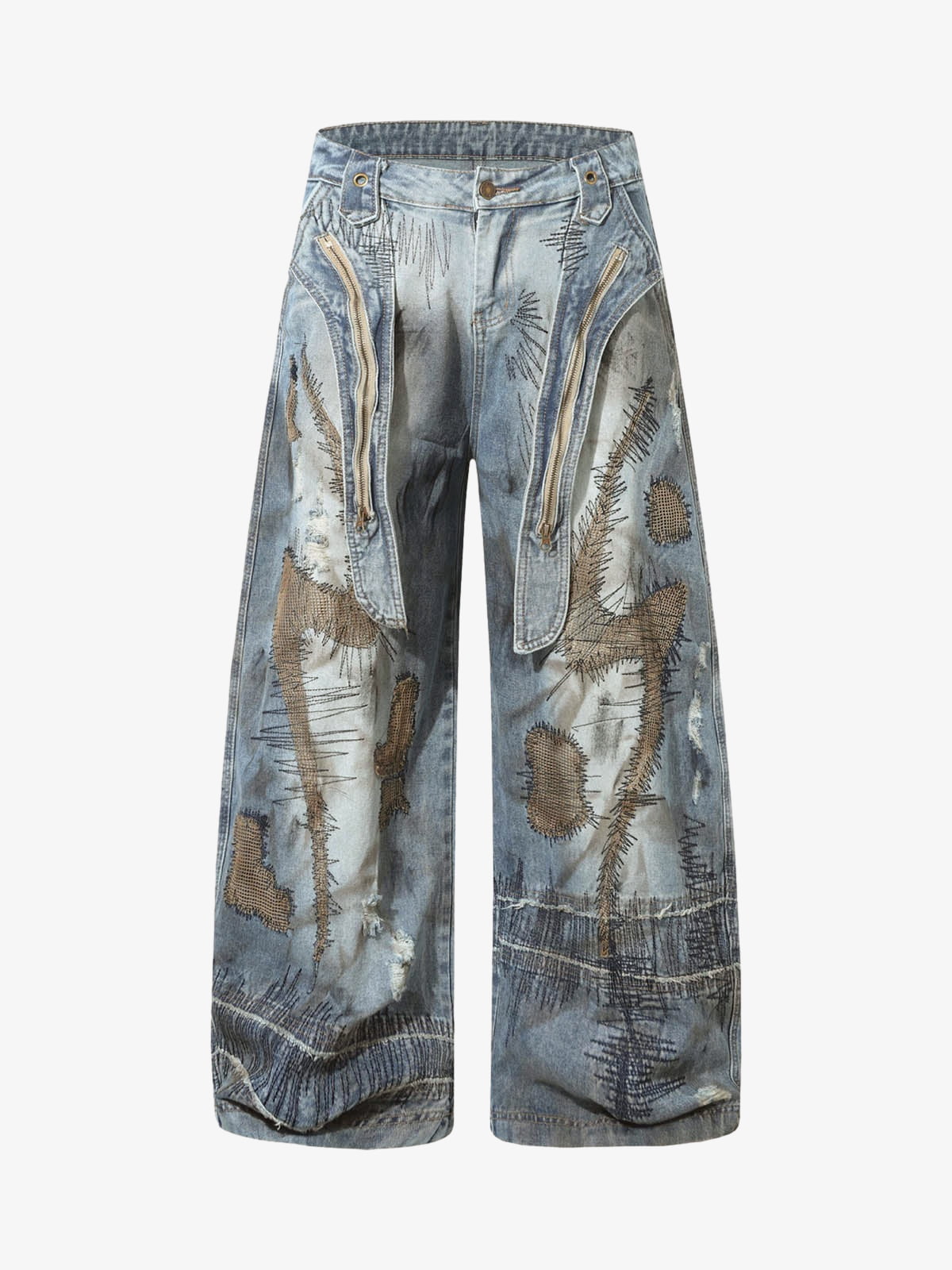 Calça Pavtros Washed Barrel Jeans