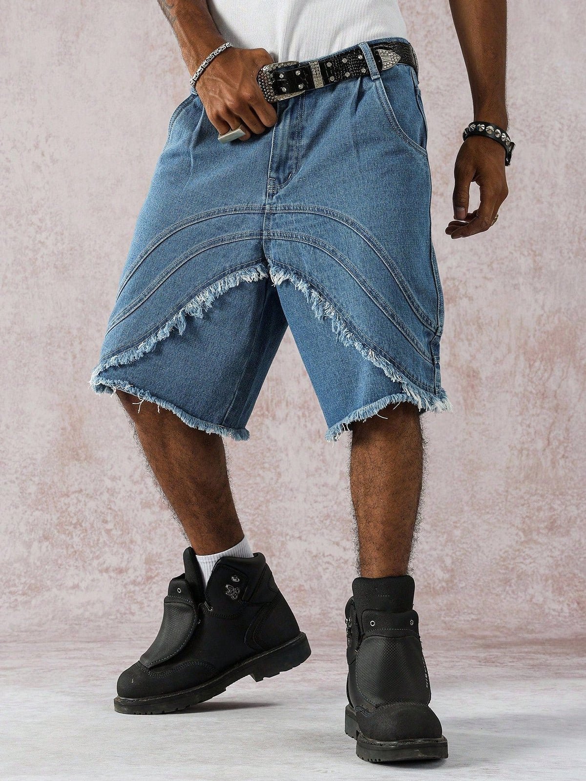 Short Pavtros Denim Jeans Aesthetic