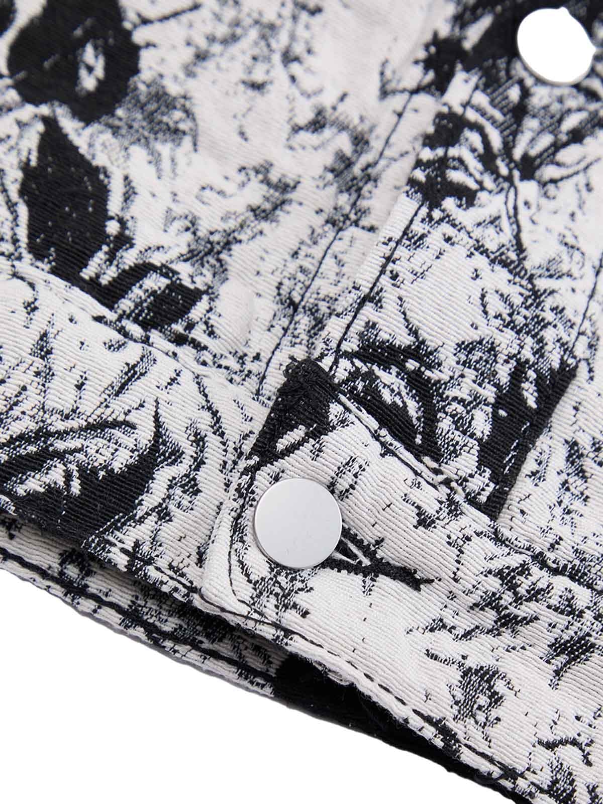 Jaqueta Pavtros Floral Contrast