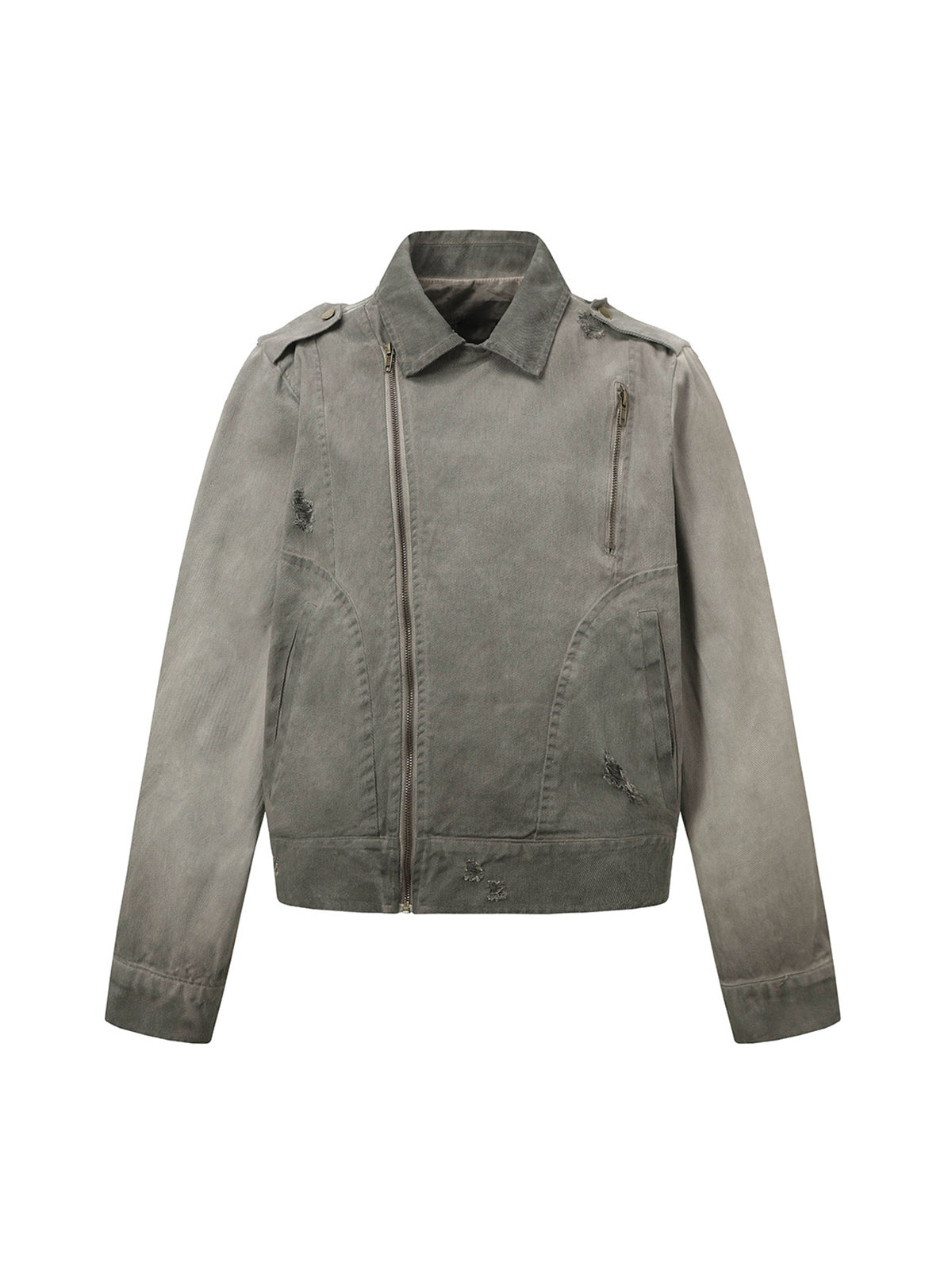 Jaqueta Pavtros Irregular Zip