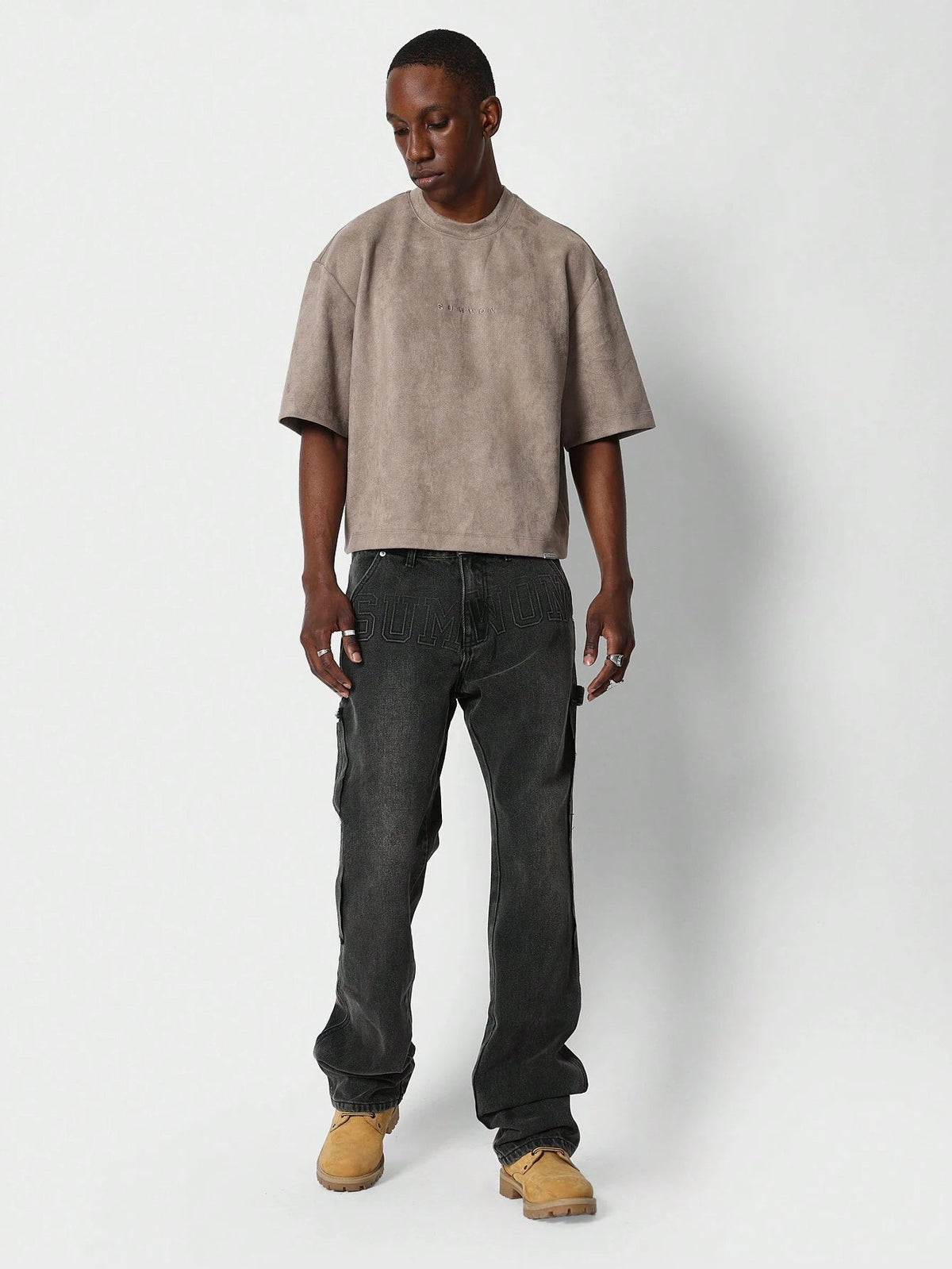Camisa Pavtros Camurça Bordado