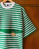 Camiseta Swavvy Knitted Peeping Green