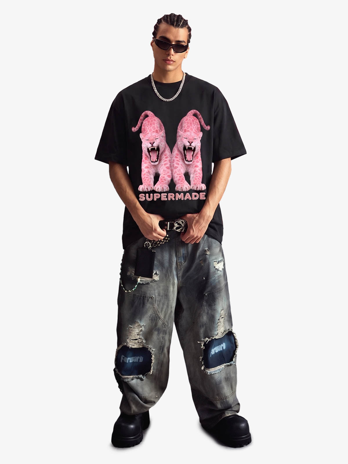 Camiseta Pavtros Pink Jaguars