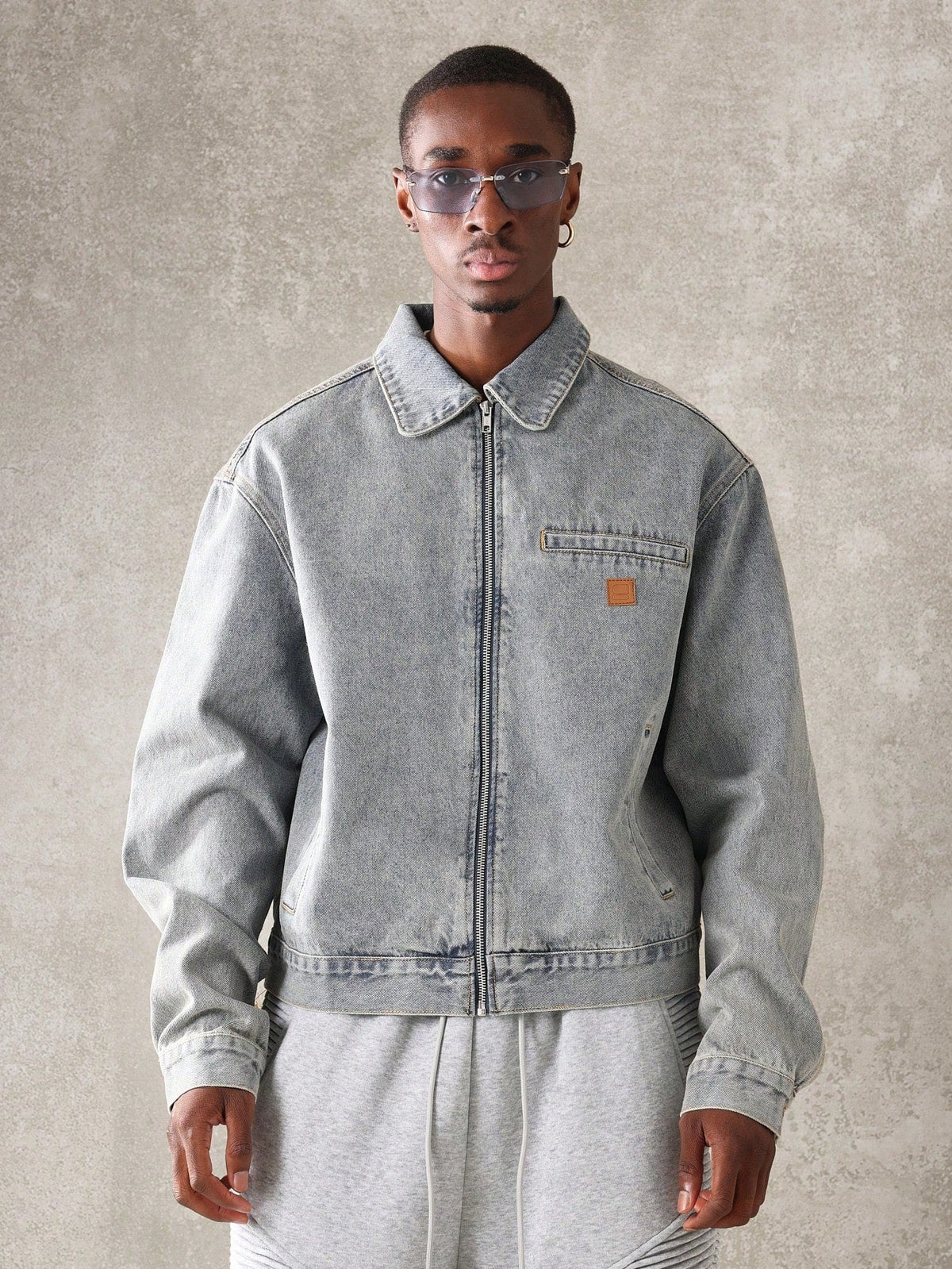 Jaqueta Pavtros Harrington Denim