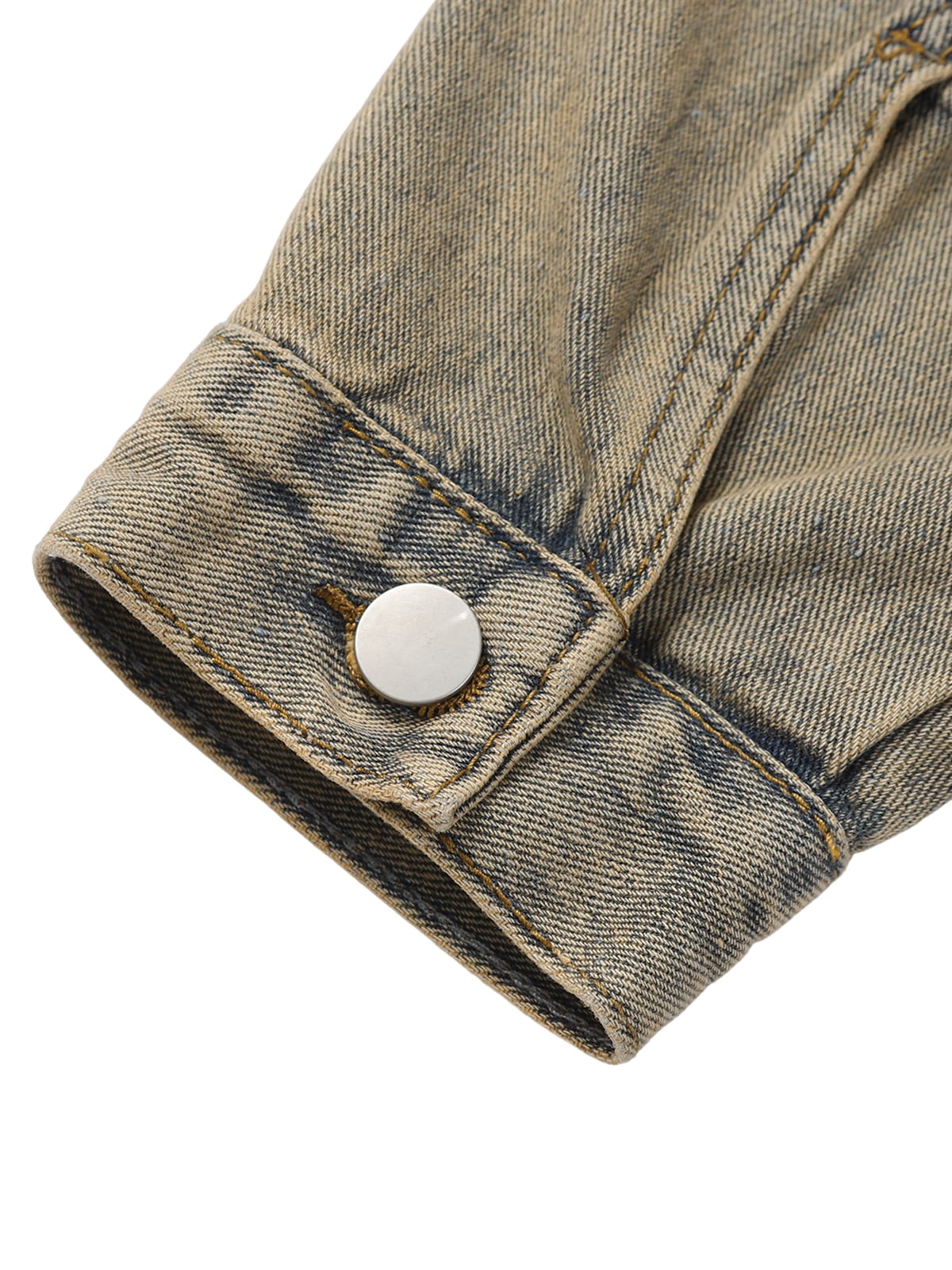 Jaqueta Pavtros Studios Gothic Wash Denim Jacket