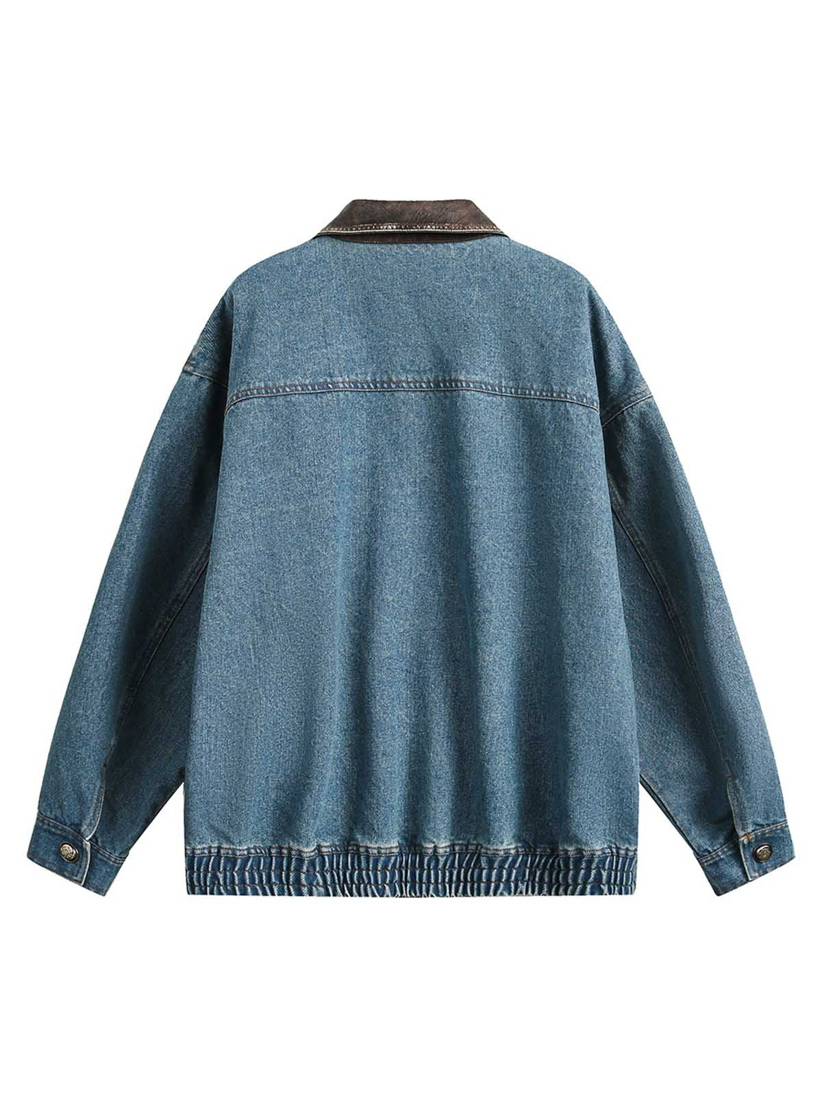 Jaqueta Pavtros Heavy Washed Denim Work