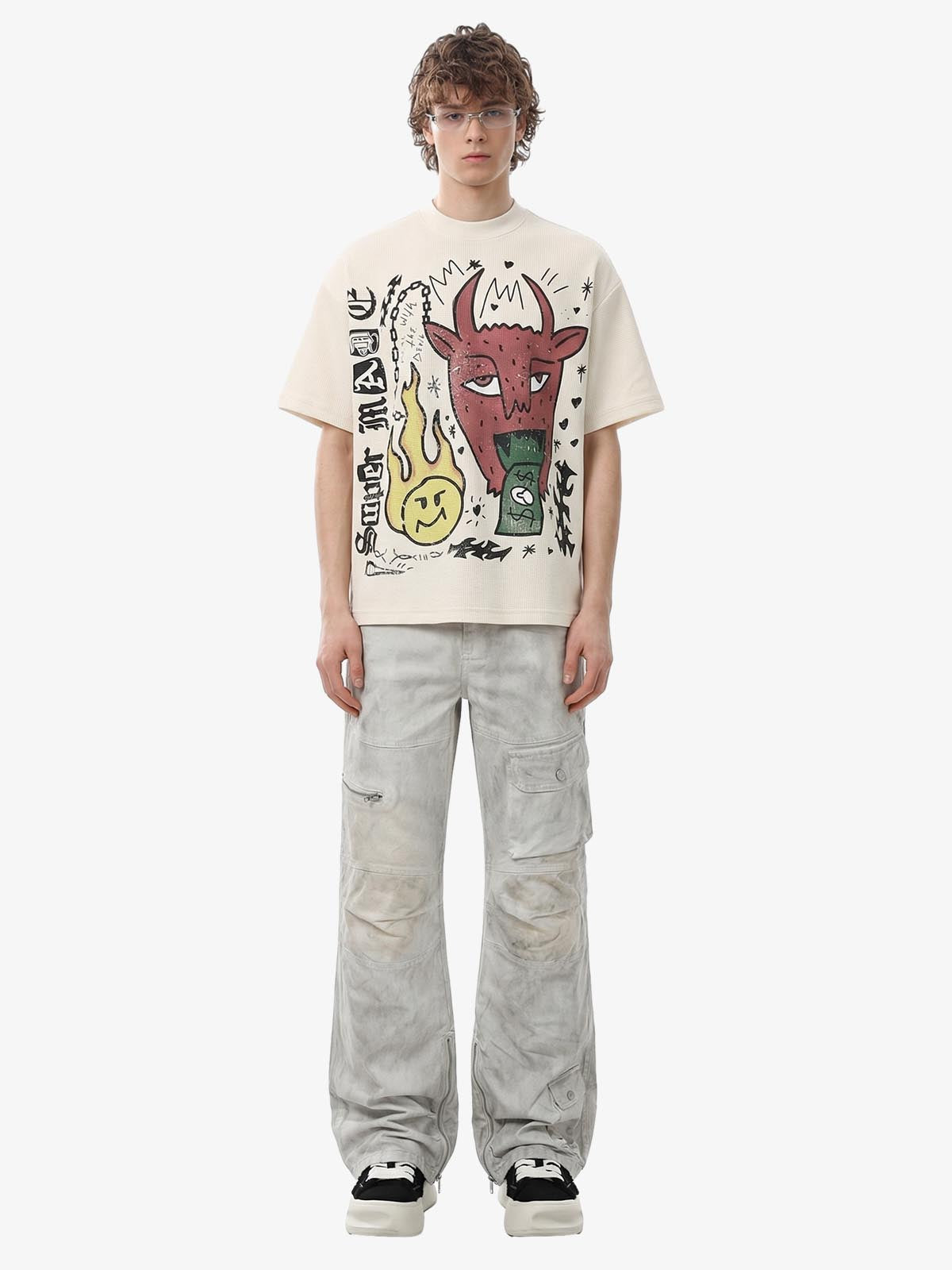Camiseta Pavtros Studios Doodle Oversized
