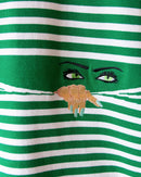 Camiseta Swavvy Knitted Peeping Green