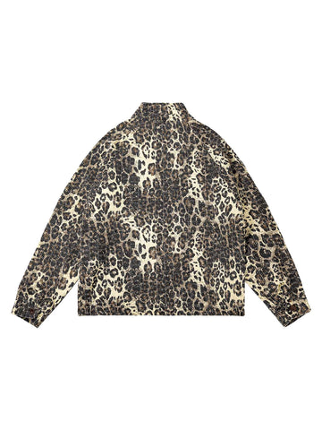Jaqueta Pavtros Leopard Denim