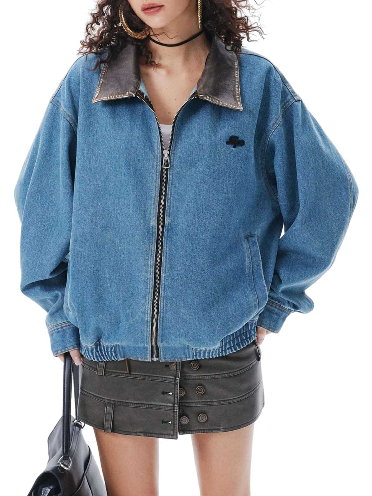 Jaqueta Pavtros Heavy Washed Denim Work