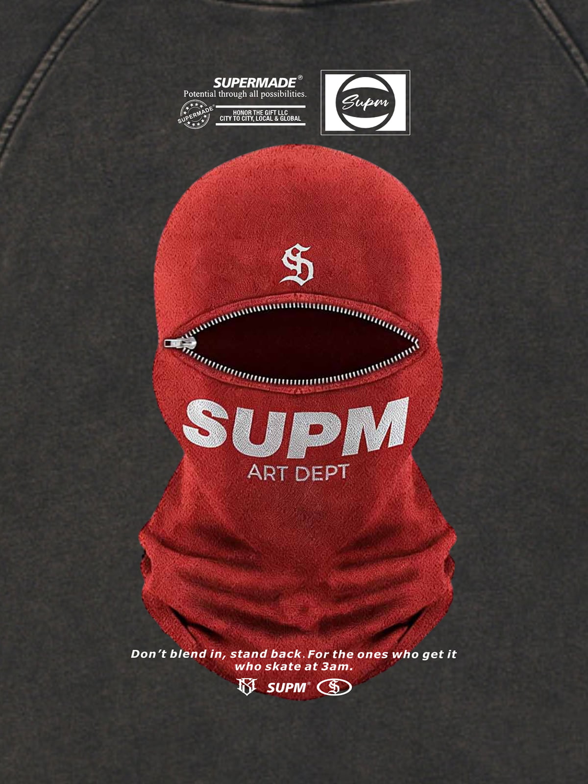 Moletom Pavtros Balaclava Red