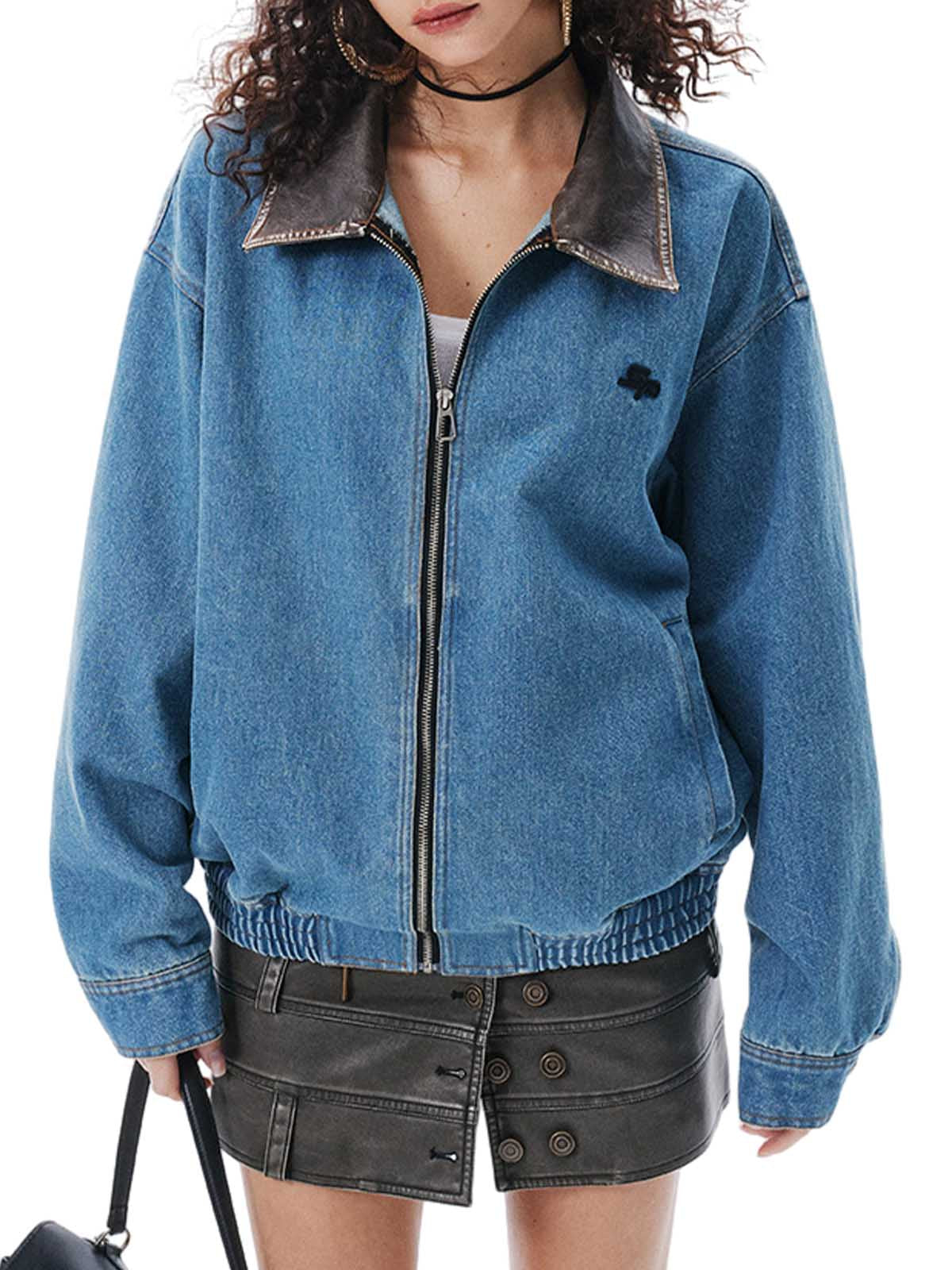 Jaqueta Pavtros Heavy Washed Denim Work