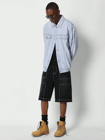 Jaqueta Pavtros Denim Vintage
