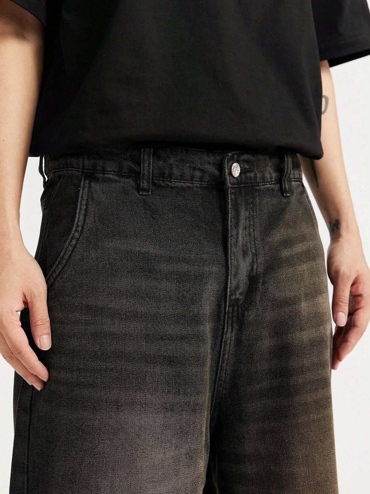 Short Pavtros Denim Lavada Diagonal