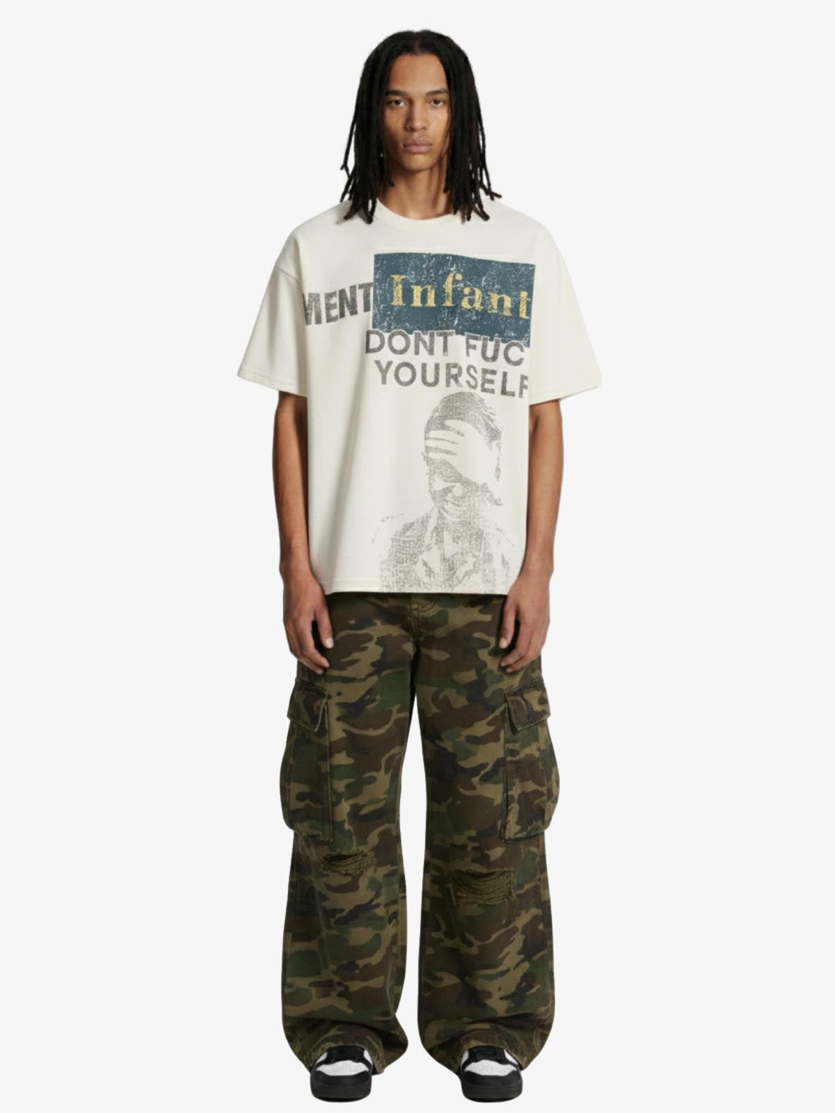 Camiseta Pavtros Studios Infant Dont Fuc Yourself Oversized