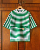 Camiseta Swavvy Knitted Peeping Green