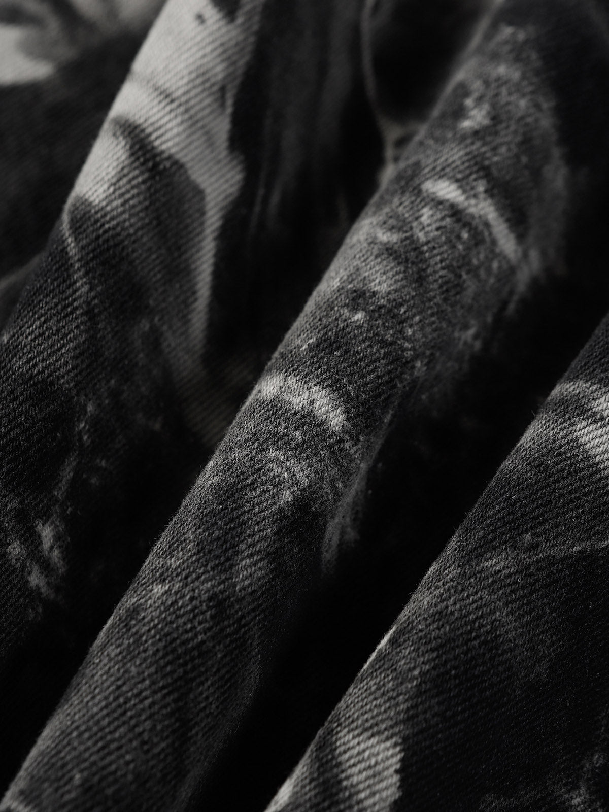 Jaqueta Pavtros Studios Bleach Dye Denim Jacket