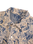 Jaqueta Swavvy Distressed Jacquard Denim