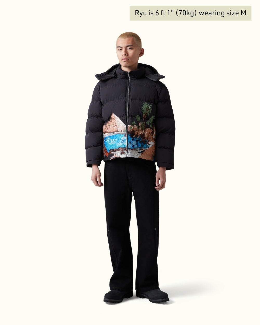 Jaqueta Pavtros Studios Oasis Pyramid Puffer Jacket
