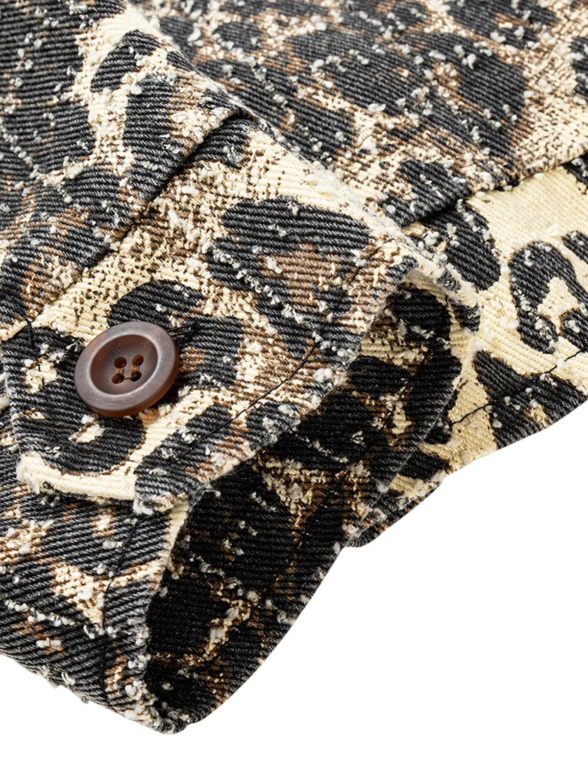 Jaqueta Pavtros Leopard Denim