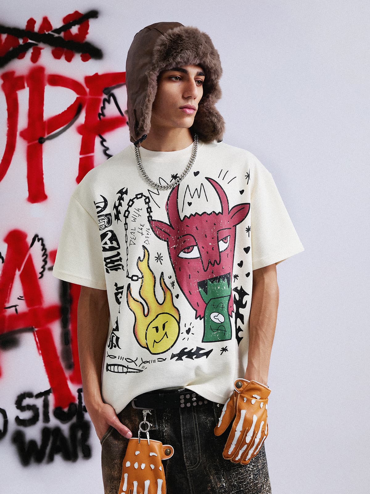 Camiseta Pavtros Studios Doodle Oversized