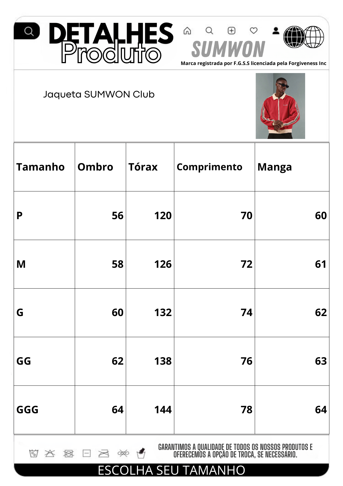 Jaqueta Pavtros Club