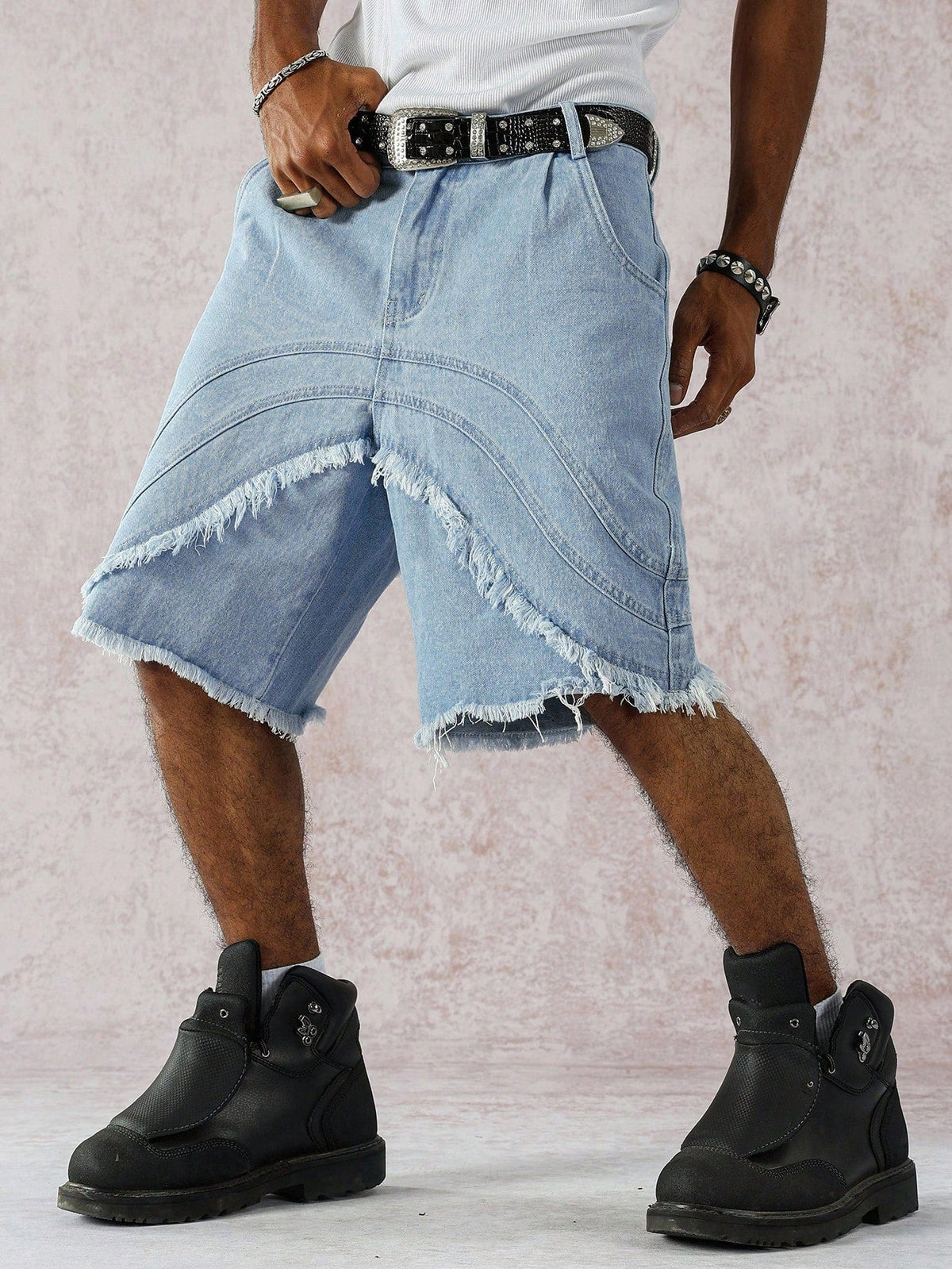 Short Pavtros Denim Jeans Aesthetic