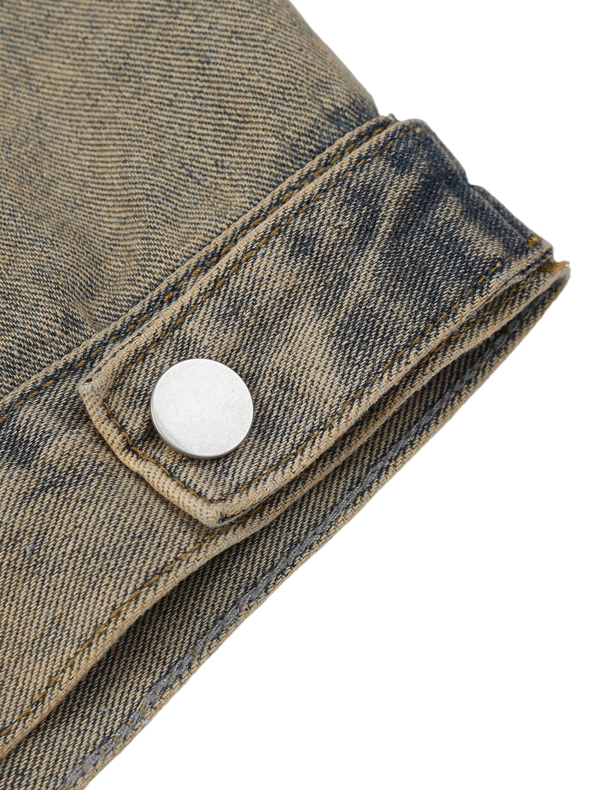 Jaqueta Pavtros Studios Gothic Wash Denim Jacket