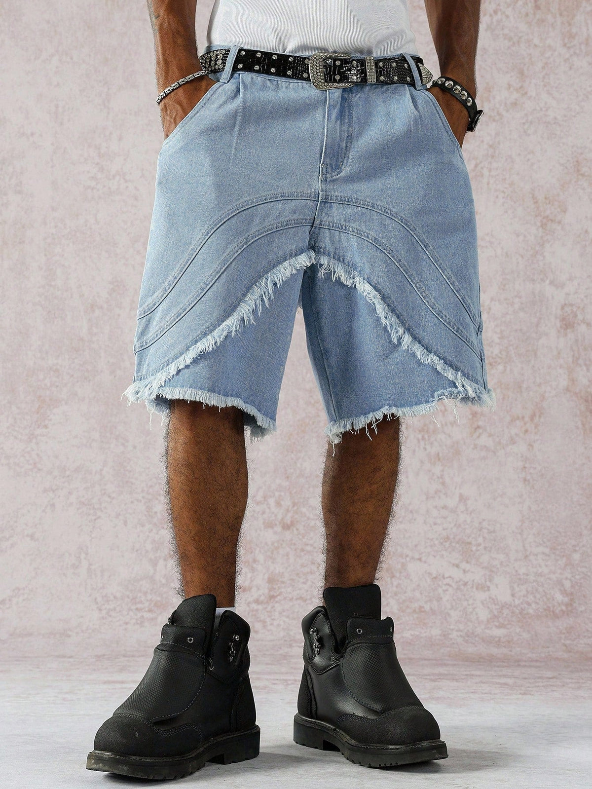 Short Pavtros Denim Jeans Aesthetic