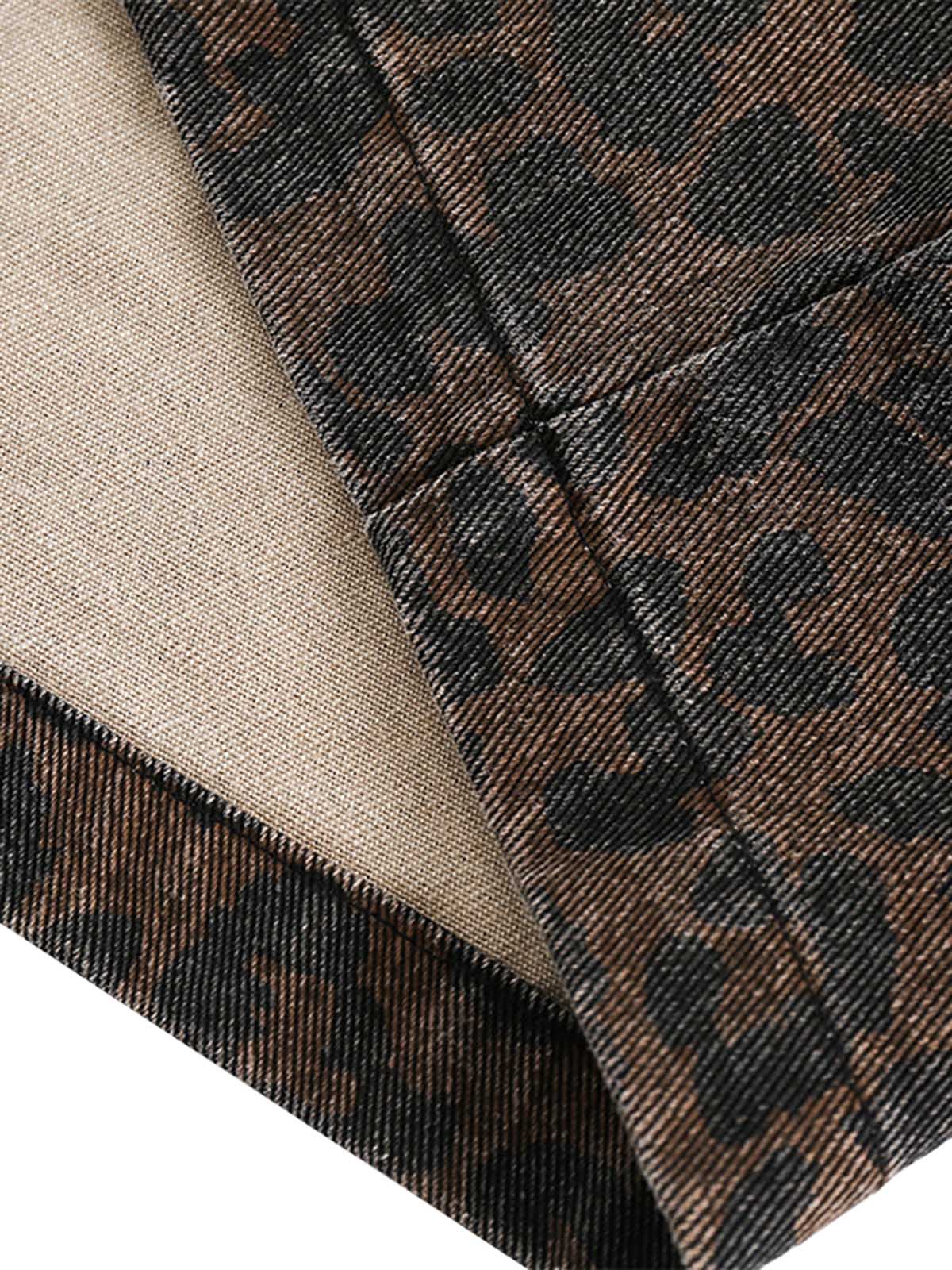 Jaqueta Pavtros Vintage Washed Cheetah