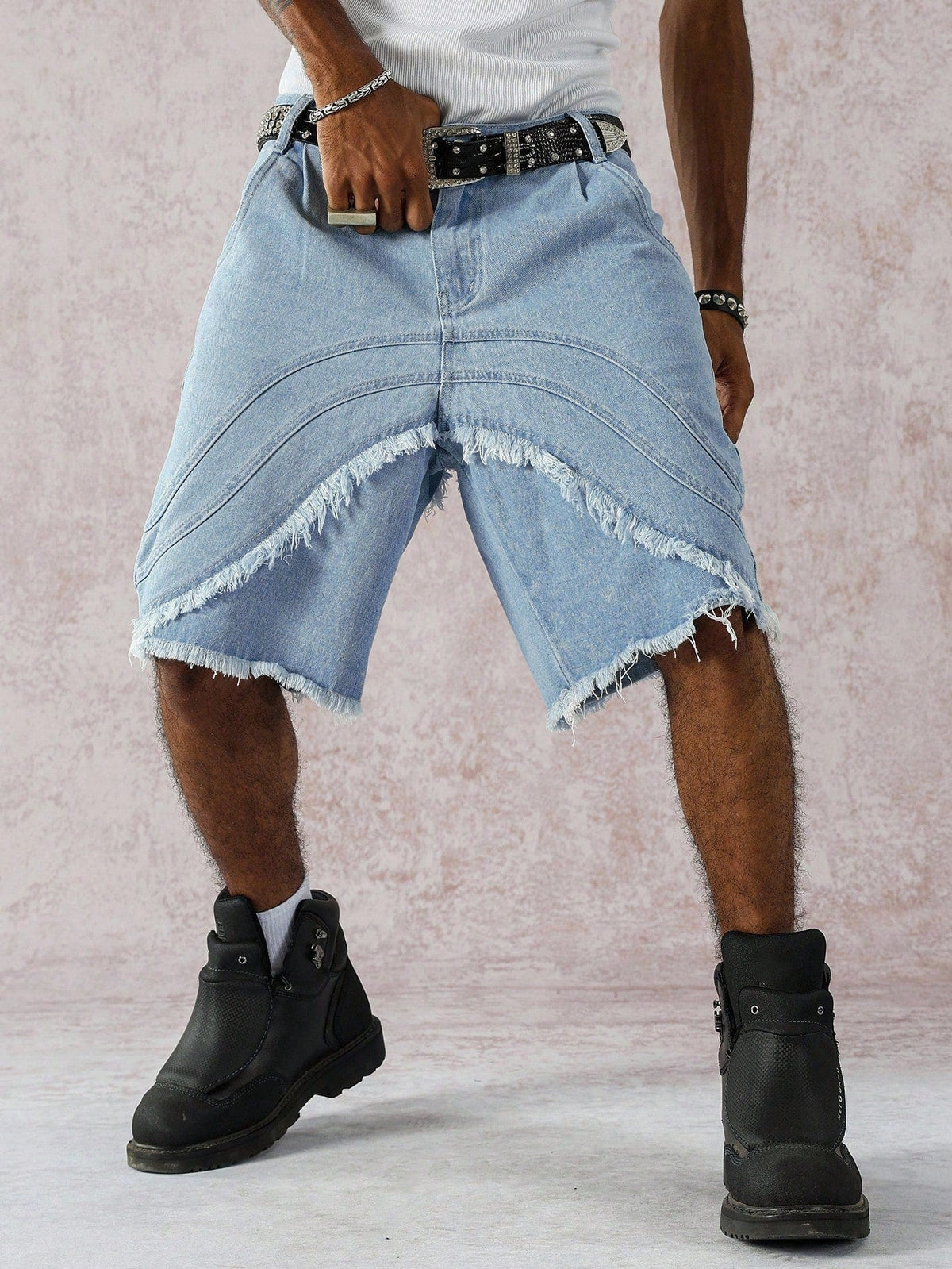 Short Pavtros Denim Jeans Aesthetic