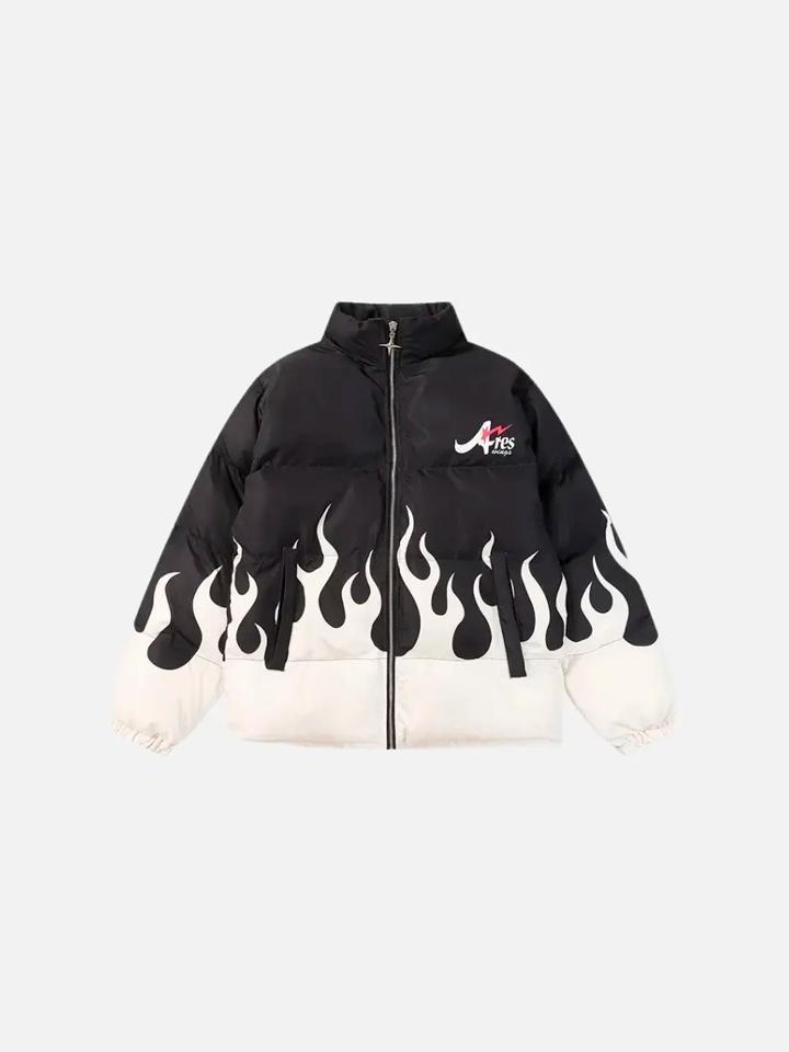 Blusa Pavtros Puffer Gola Alta 'Ares Fire'