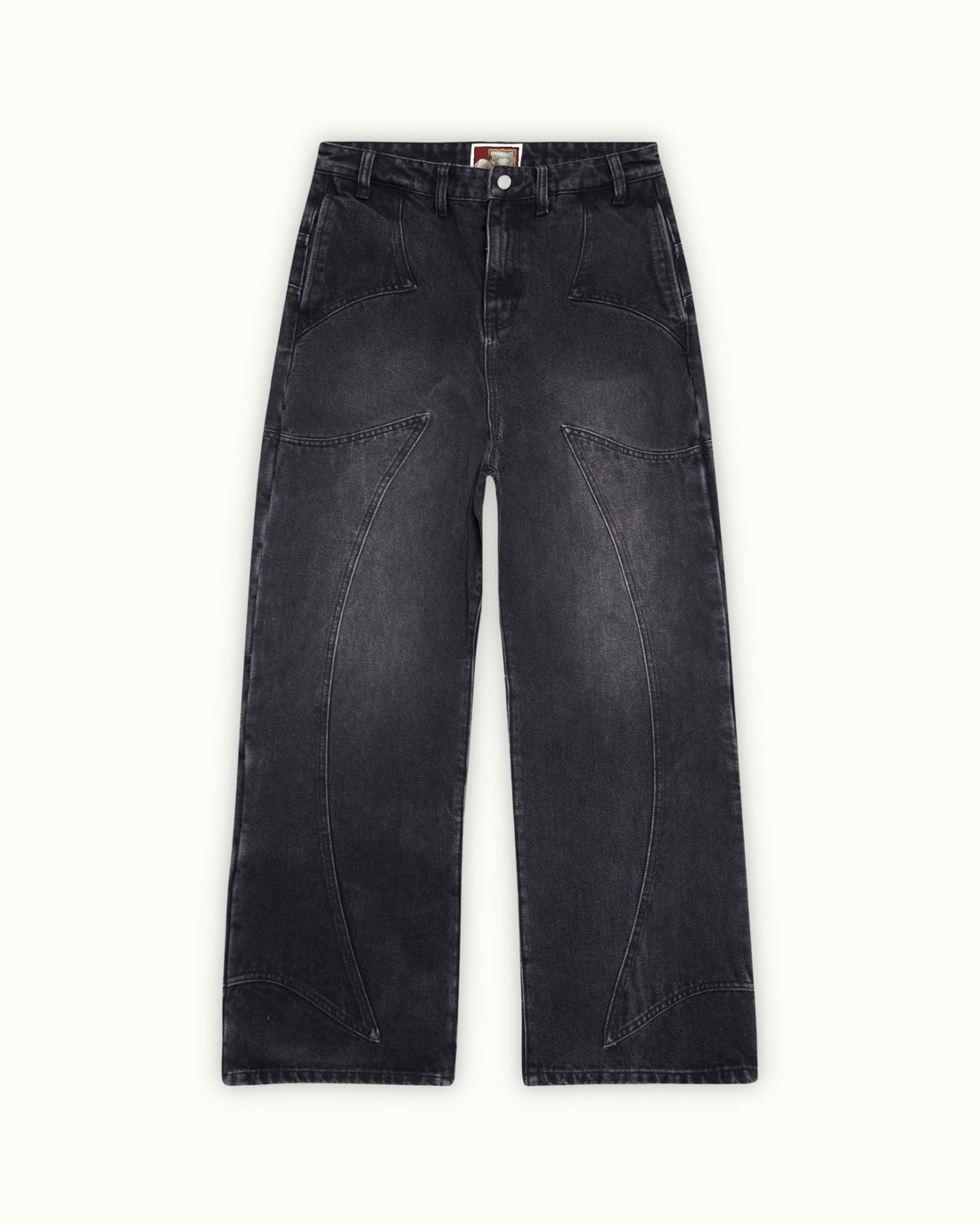 Calça Jeans Pavtros Studios Zombie Apocalypse Wide Leg