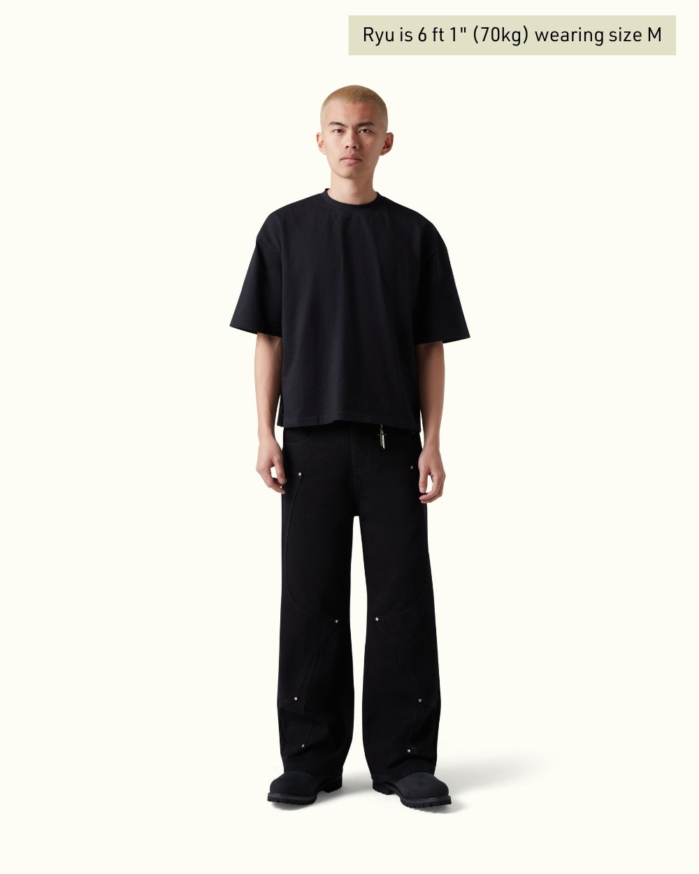 Calça Jeans Pavtros Studios Fallen Knight Wide Leg