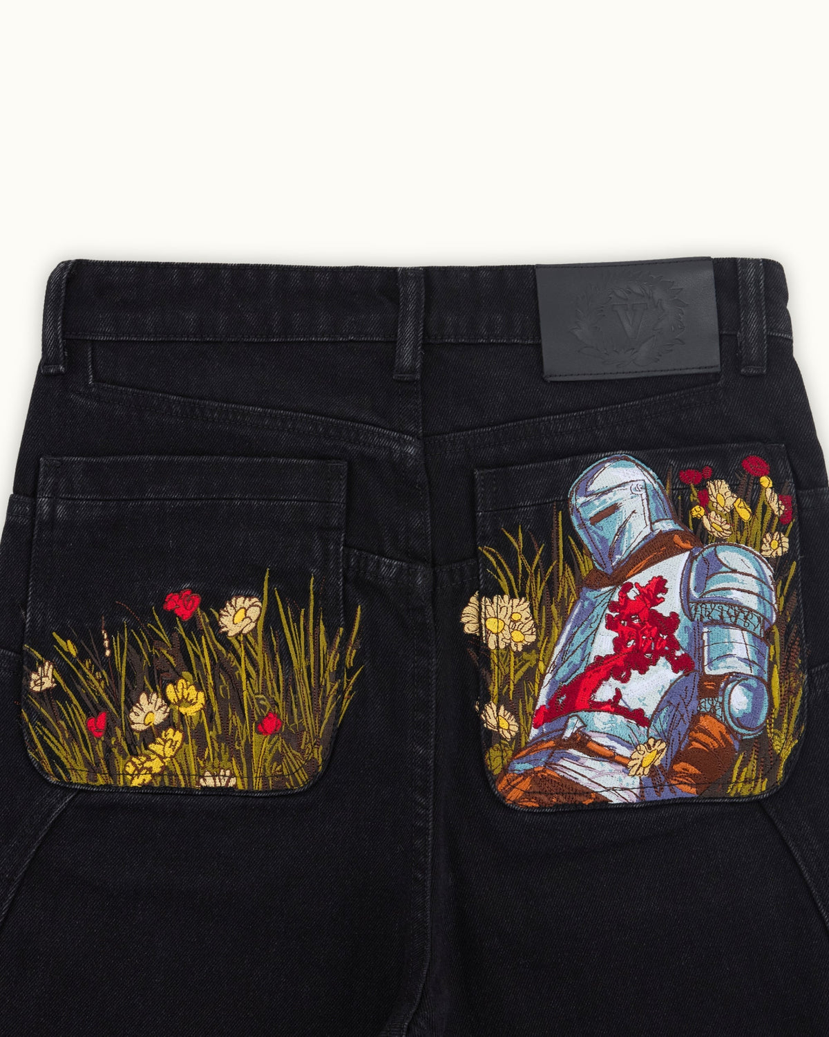 Calça Jeans Pavtros Studios Fallen Knight Wide Leg