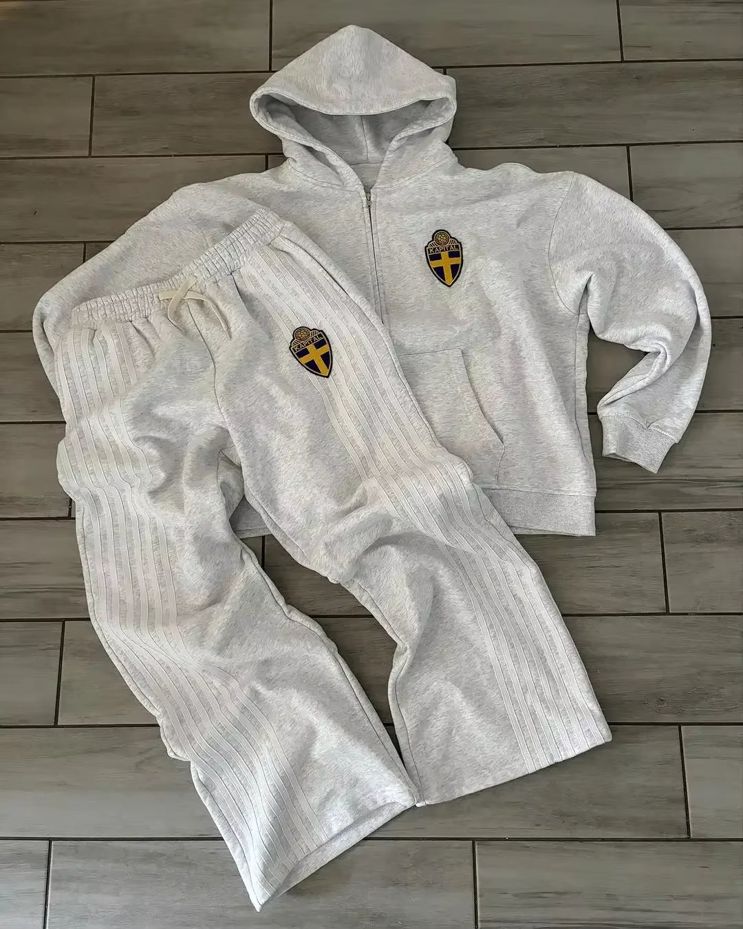 Conjunto Pavtros Seleção Sueca Futebol
