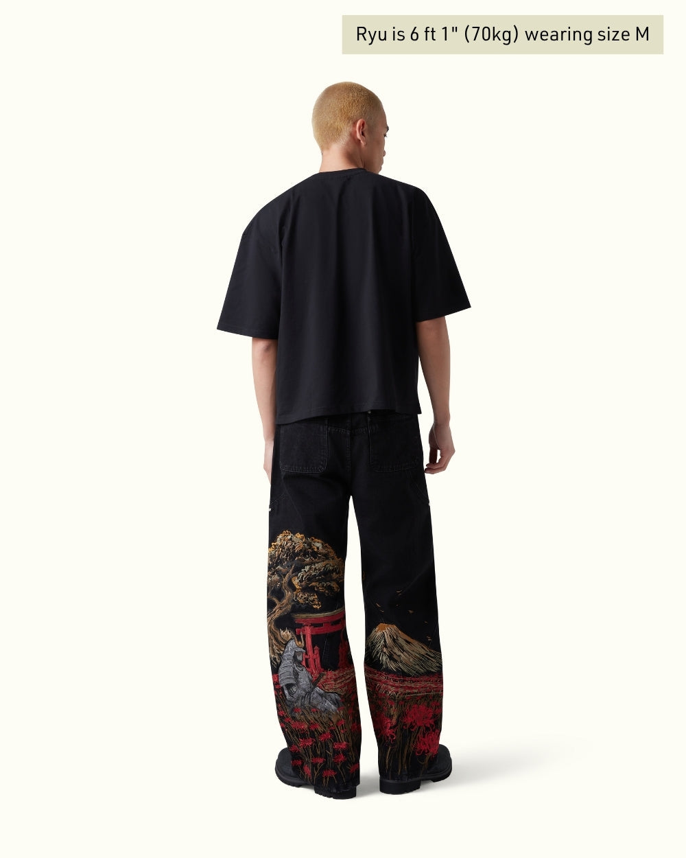 Calça Jeans Pavtros Studios Shogun Dynasty Wide Leg