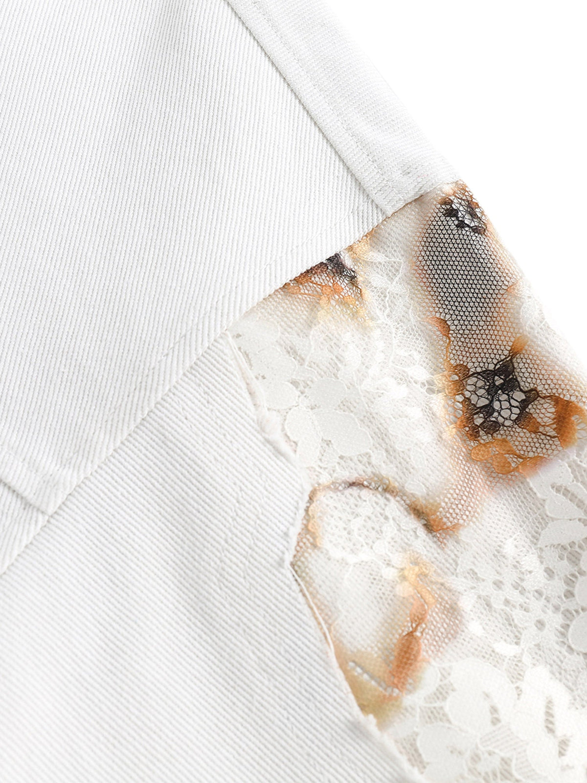 Jaqueta Pavtros Lace Patchwork