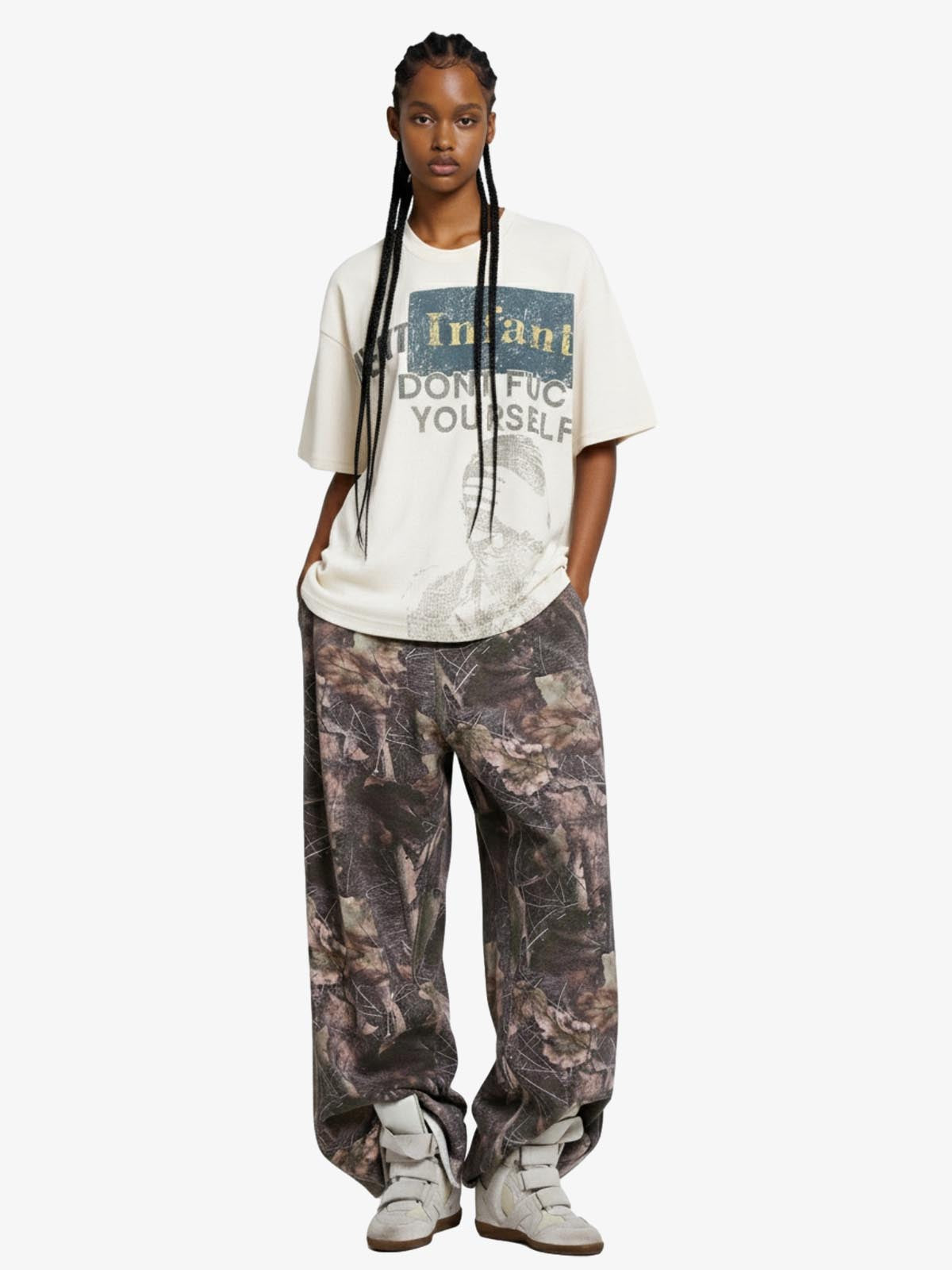 Camiseta Pavtros Studios Infant Dont Fuc Yourself Oversized