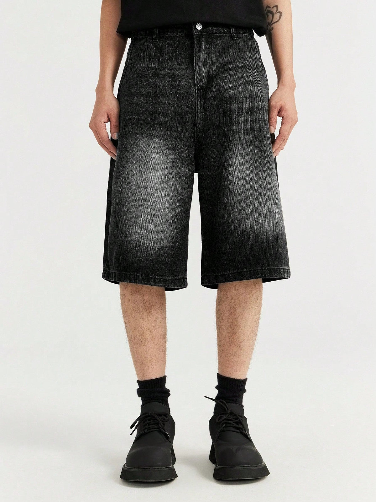 Short Pavtros Denim Lavada Diagonal