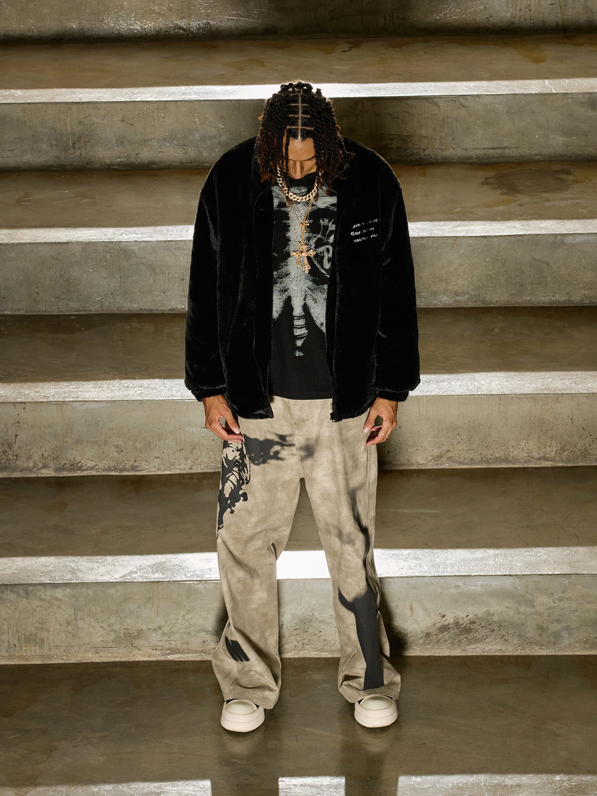 Jaqueta Pavtros Studios SuperMade Gothic Fleece Jacket