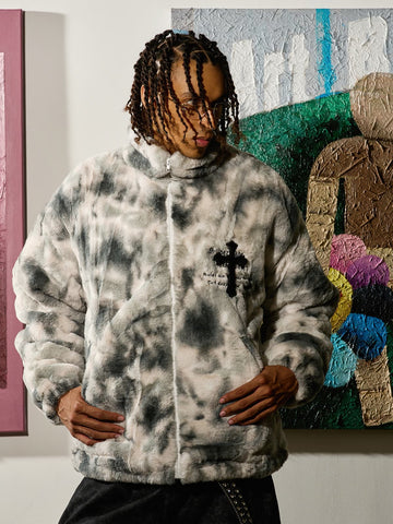 Jaqueta Pavtros Studios Gothic Cross Fleece Jacket