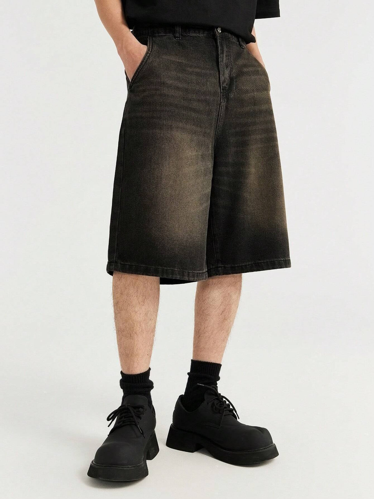 Short Pavtros Denim Lavada Diagonal